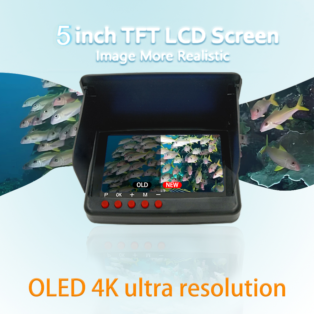 Fishing Camera - YS5A 5 Inch DVR 4K Resolution