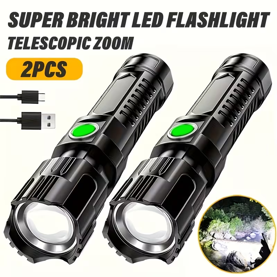 Fishing Light - Super Bright LED Flashlight USB Rechargeable