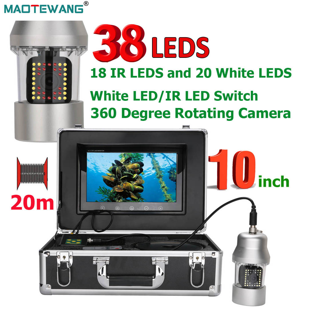 MAOTEWANG Underwater Fishing V - đánh giá và giá Fish Finder Cable