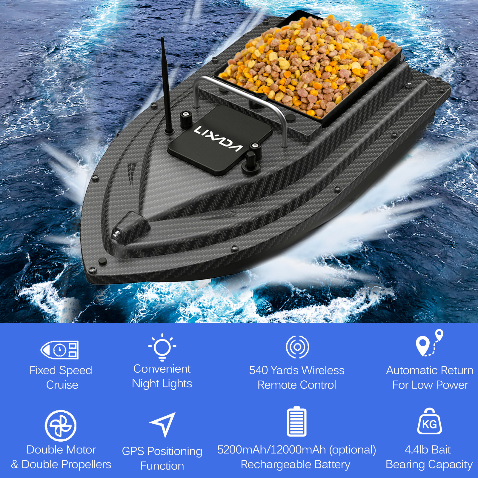 Fishing Bait Boat GPS Fishing  - đánh giá và giá Fishing Gps