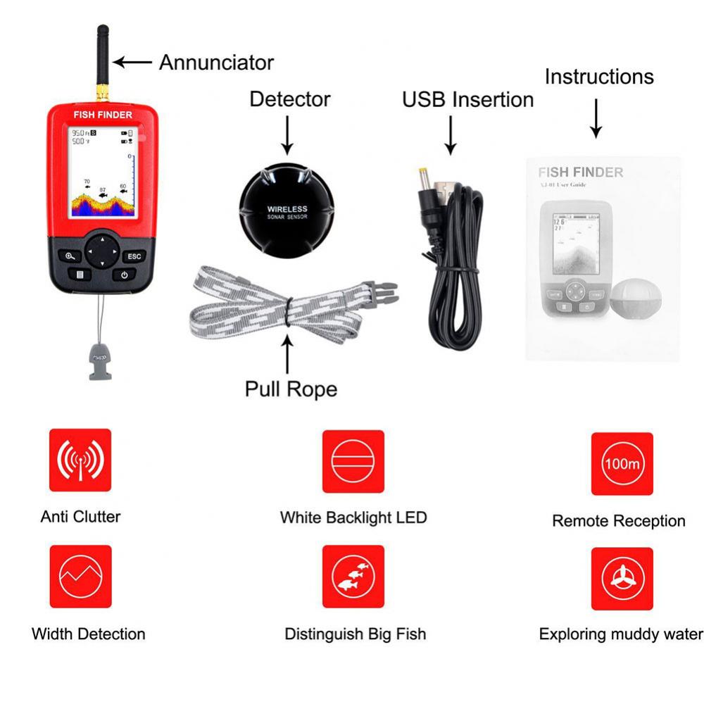 Lake Sea Fishing Smart Portabl - đánh giá và giá Fish Finder Portable