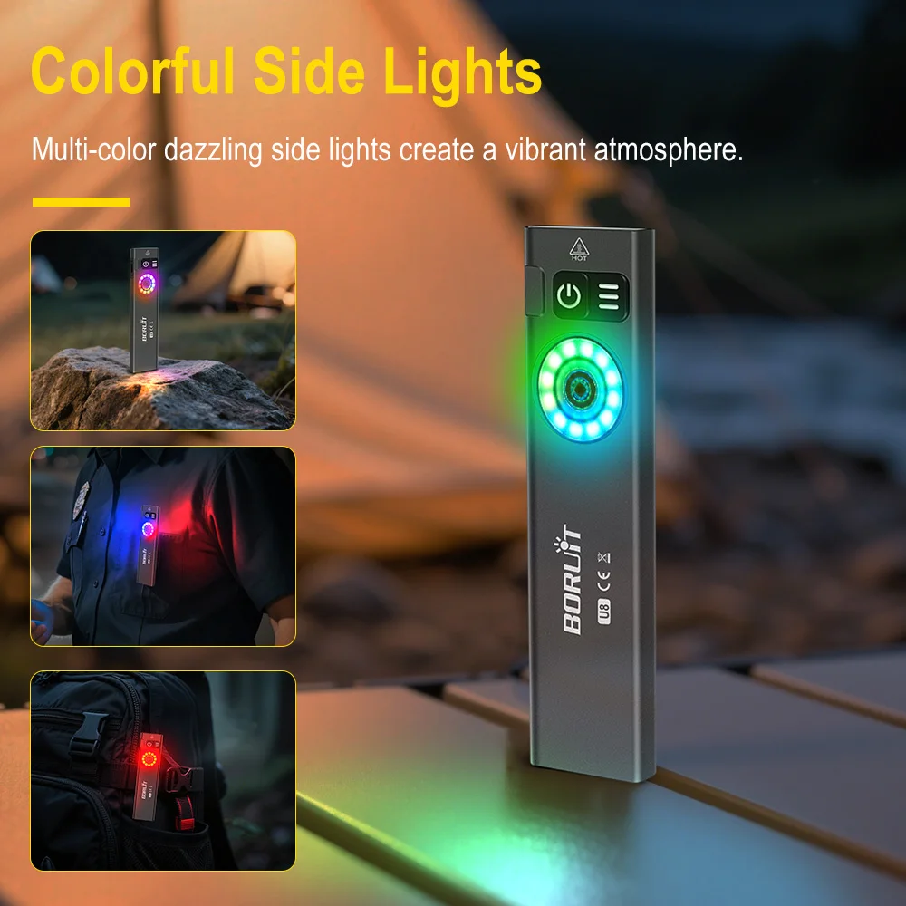 BORUiT U8 650LM EDC LED Flashl - đánh giá và giá Fishing Light