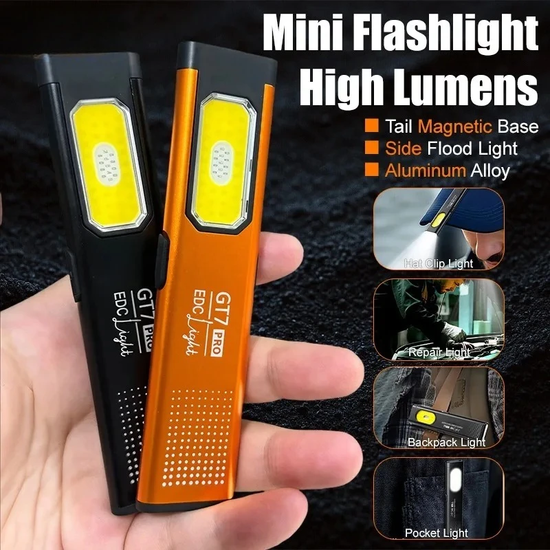 Mini LED Flashlight USB C Rech - đánh giá và giá Fishing Light