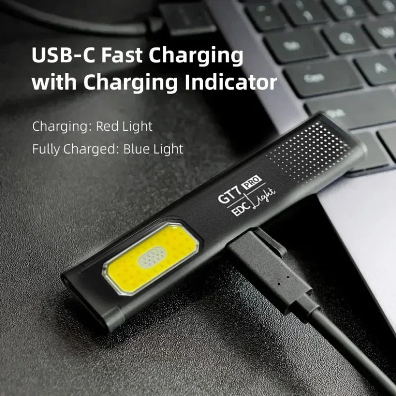 Mini LED Flashlight USB C Rech - đánh giá và giá Fishing Light