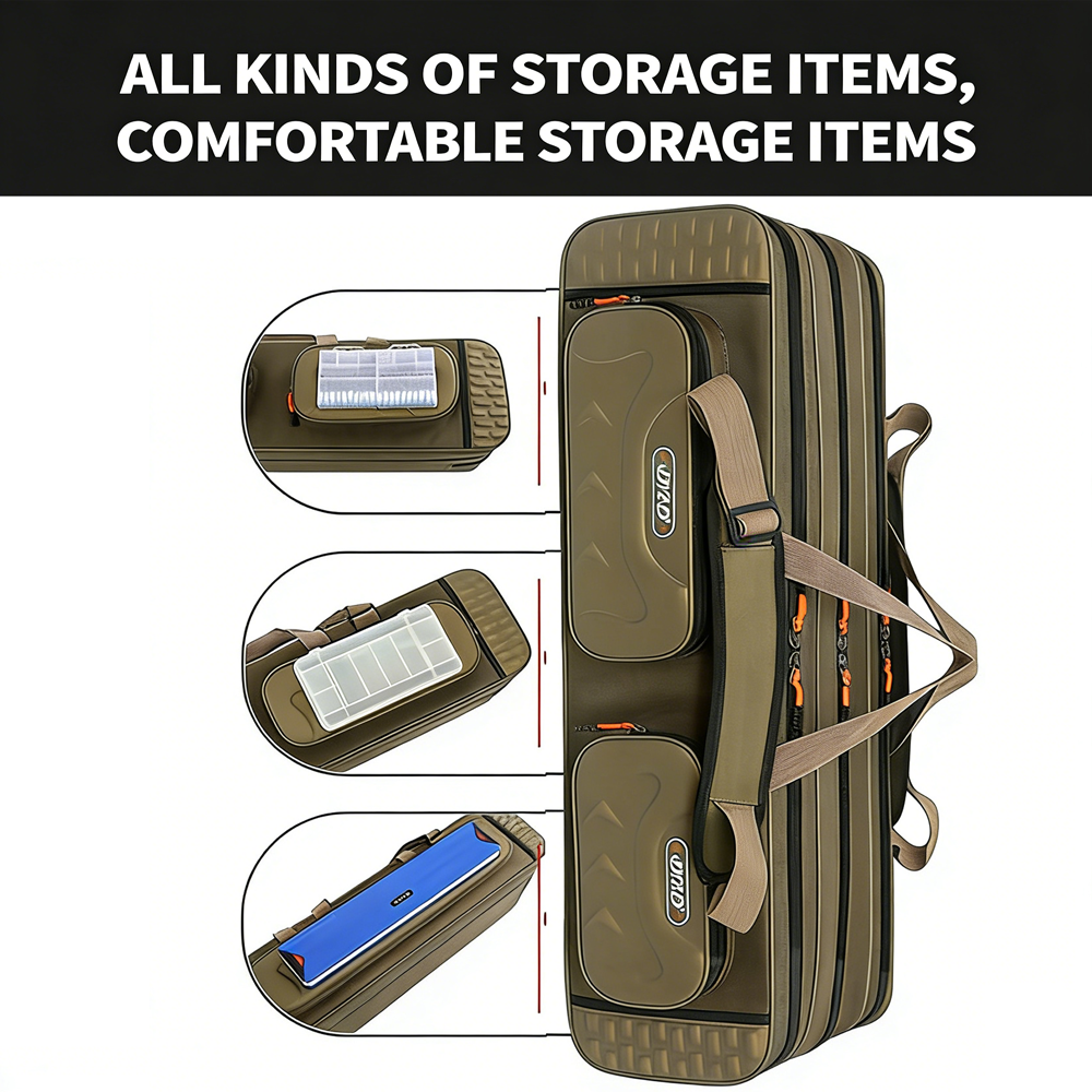 Multifunctional Fishing Rod Ba - đánh giá và giá Fish Finder Case
