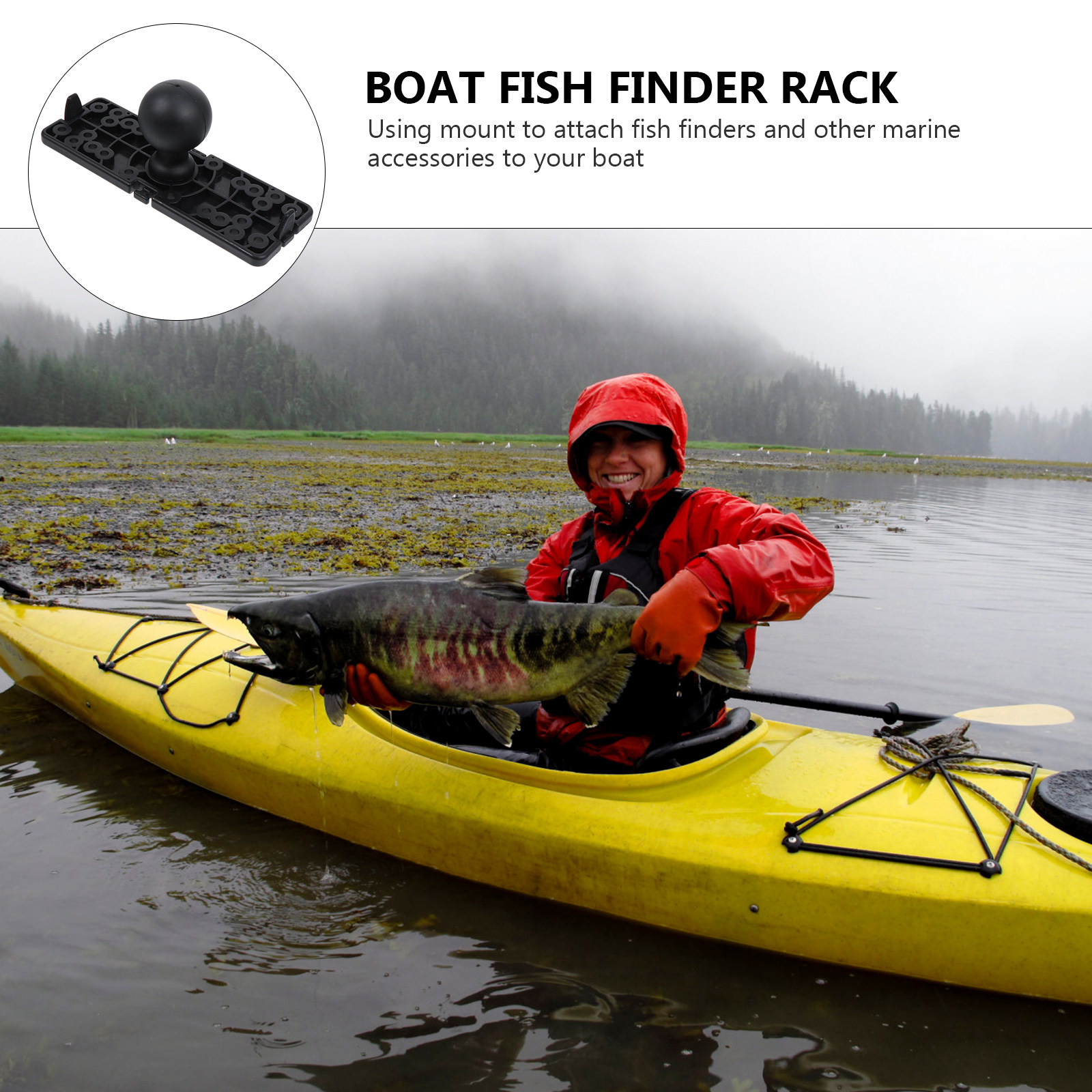 1Pcs Nylon Silicone Fish Finde - đánh giá và giá Fish Finder Mount