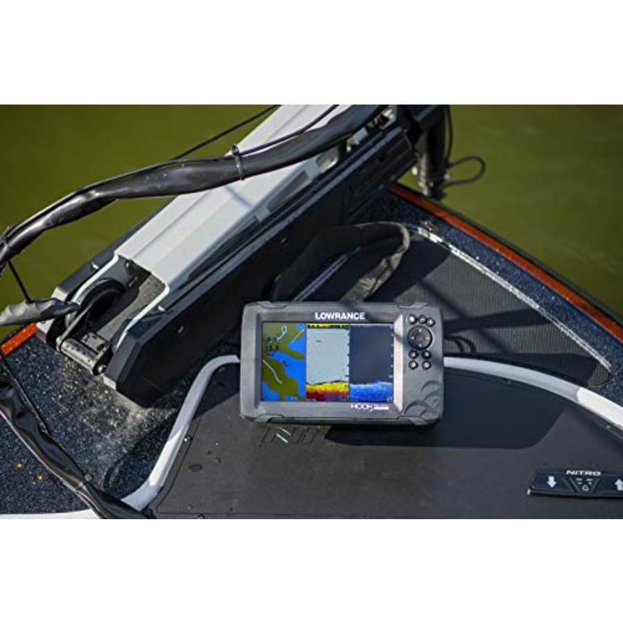 5-inch Fish Finder with SplitS - đánh giá và giá Fish Finder Transducer