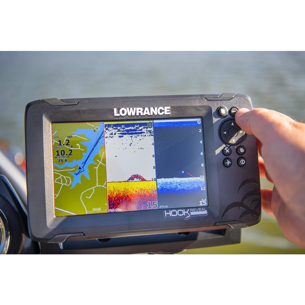 HOOK Reveal 5 SplitShot - 5-in - đánh giá và giá Fish Finder Transducer