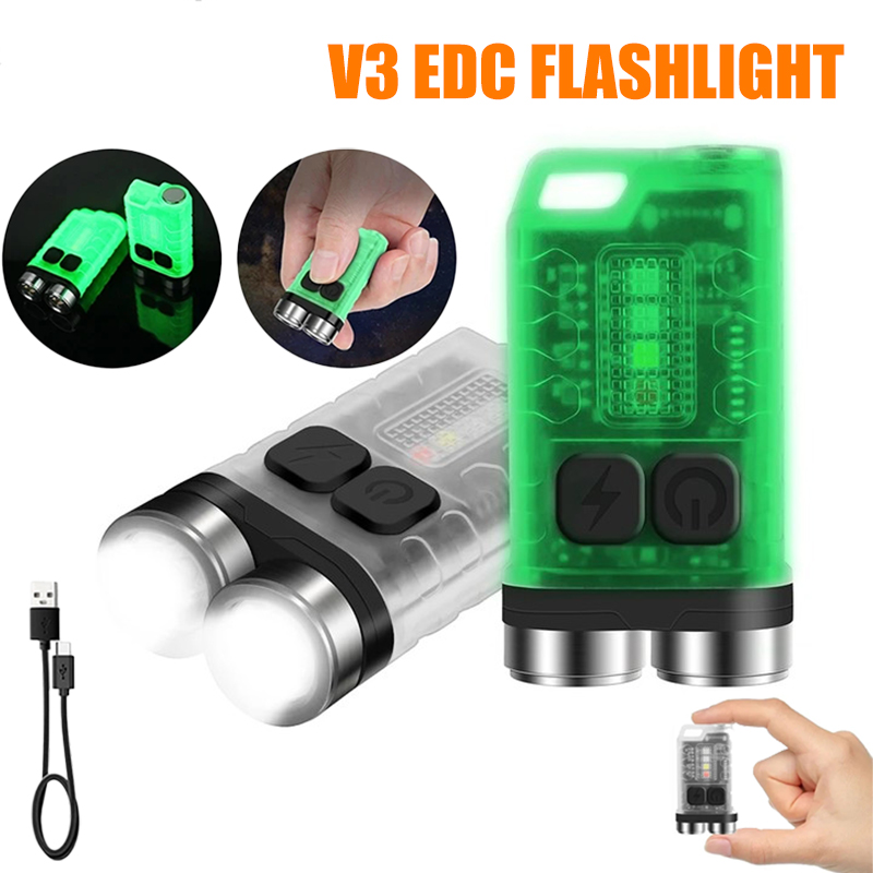 V3 EDC Flashlight Mini Keychai - đánh giá và giá Fishing Light