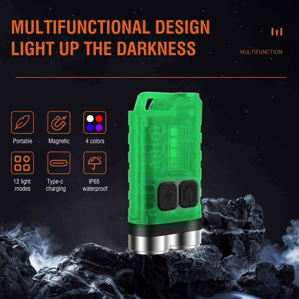 V3 EDC Flashlight Mini Keychai - đánh giá và giá Fishing Light