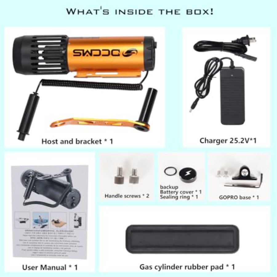 Underwater scooter for surfing - đánh giá và giá Underwater Camera