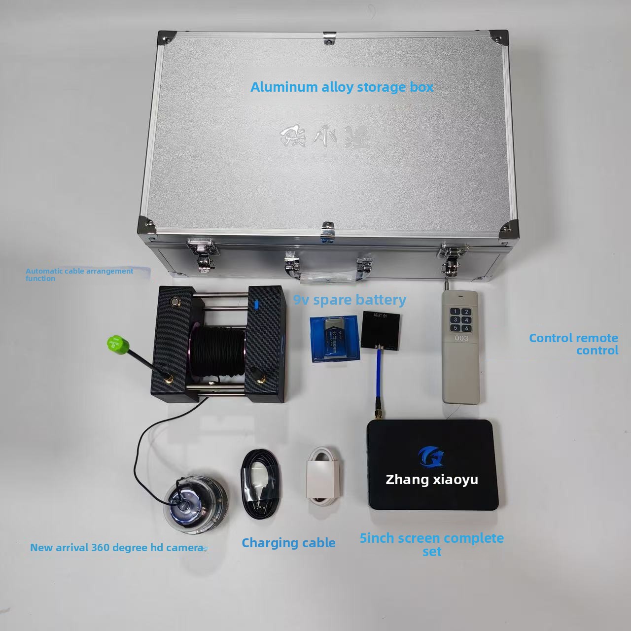 360 Degree Panoramic Rotating  - đánh giá và giá Fish Finder Portable