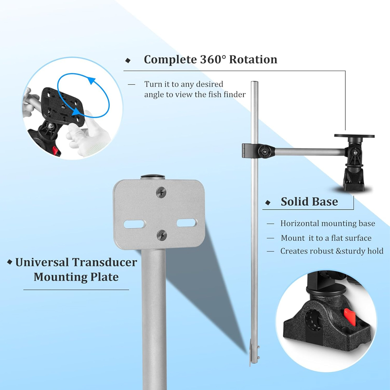 360° Rotation ,Marine Fish Fin - đánh giá và giá Fish Finder Mount