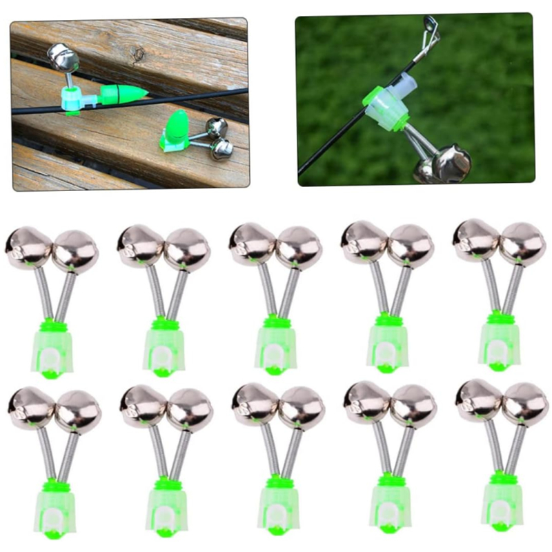 50-5PCS Double Bells Fishing I - đánh giá và giá Bite Alarm