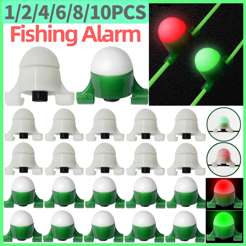 2-8pcs LED Night Fishing Alarm - đánh giá và giá Bite Indicator