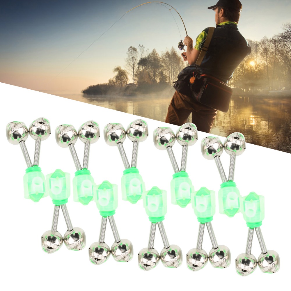 50PCS Portable Twin Spiral Fis - đánh giá và giá Bite Alarm