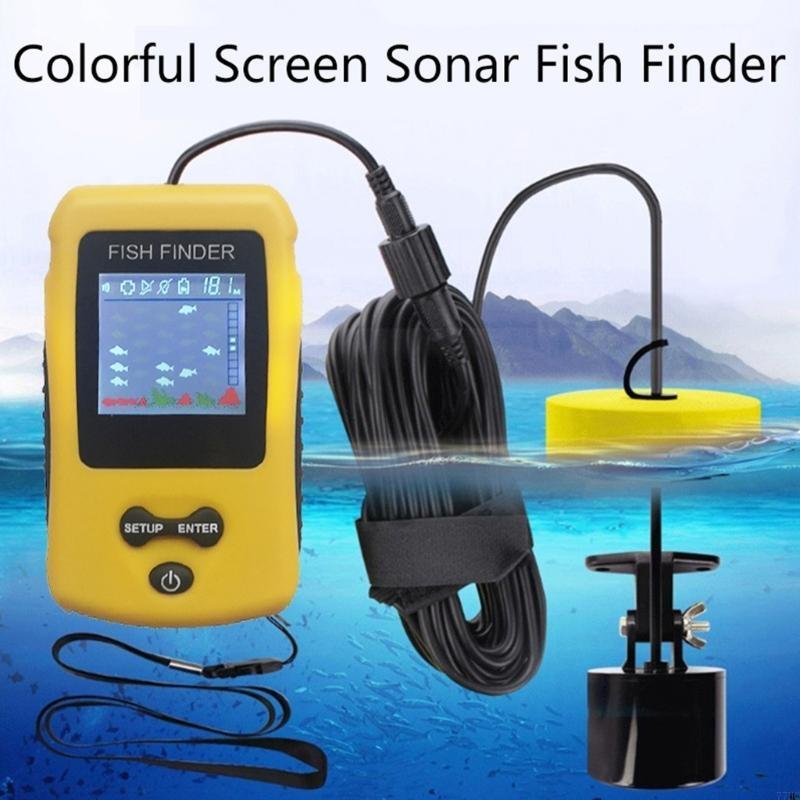 77HC Portable Fish Finders wit - đánh giá và giá Fish Finder Portable