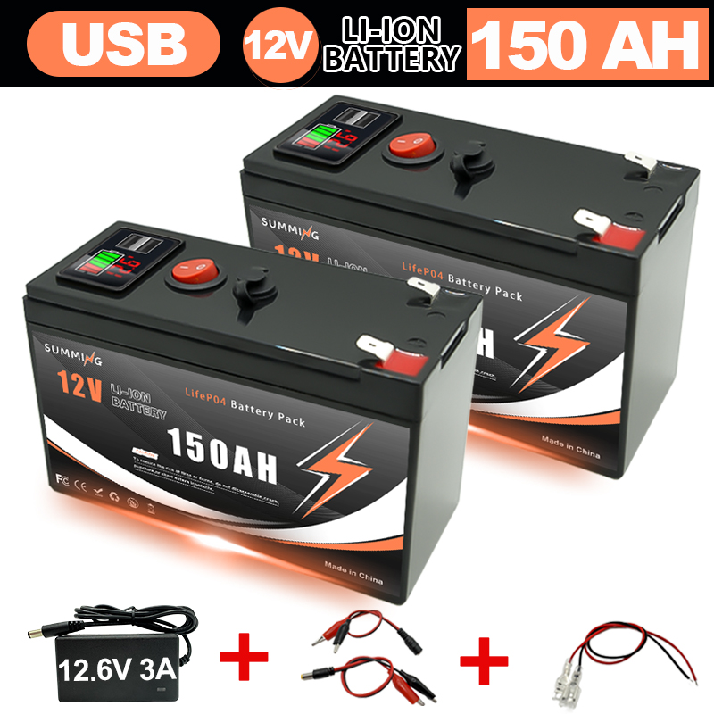 12V 150Ah Lithium  LiFeP04 Bat - đánh giá và giá Fish Finder Charger