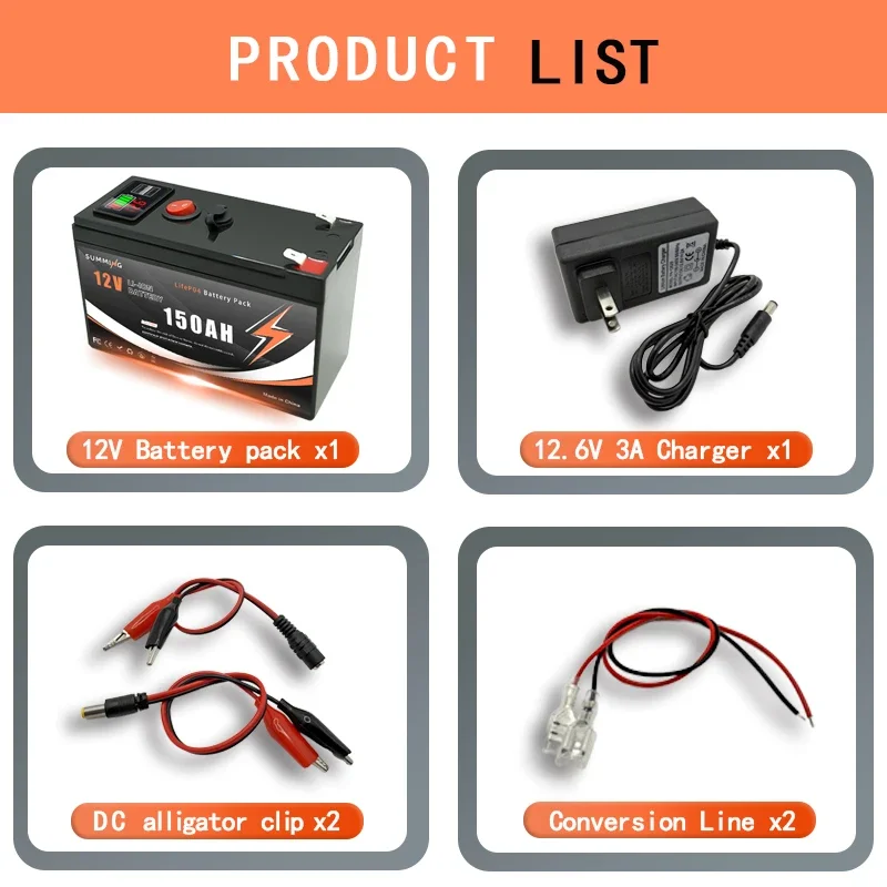 12V 150Ah Lithium  LiFeP04 Bat - đánh giá và giá Fish Finder Charger