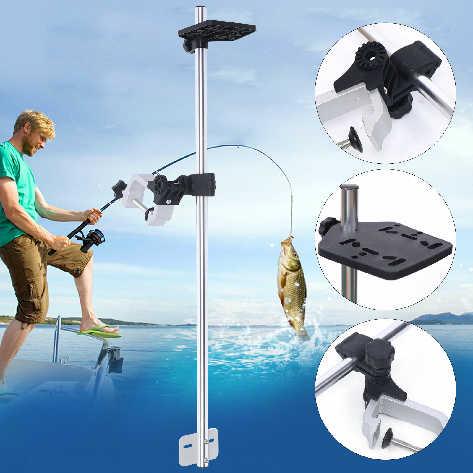 Portable 360° Adjustable Trans - đánh giá và giá Fish Finder Mount