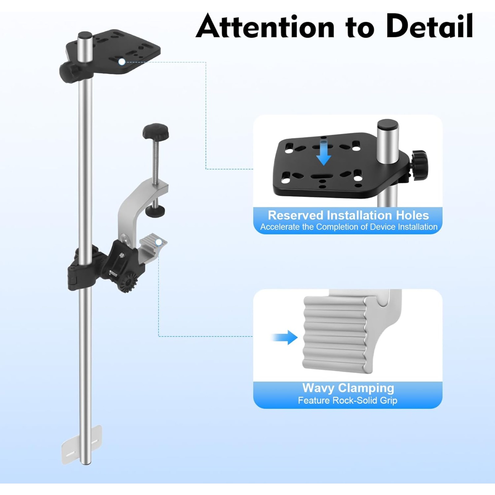 Portable 360° Adjustable Trans - đánh giá và giá Fish Finder Mount