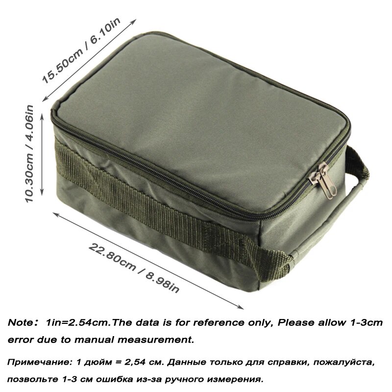 Oxford Fishing Tackle Bag Larg - đánh giá và giá Fish Finder Case