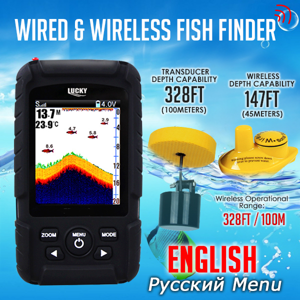 FF718LiC 2-in-1 LUCKY Fishfind - đánh giá và giá Fish Finder Cable