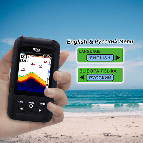 FF718LiC 2-in-1 LUCKY Fishfind - đánh giá và giá Fish Finder Cable