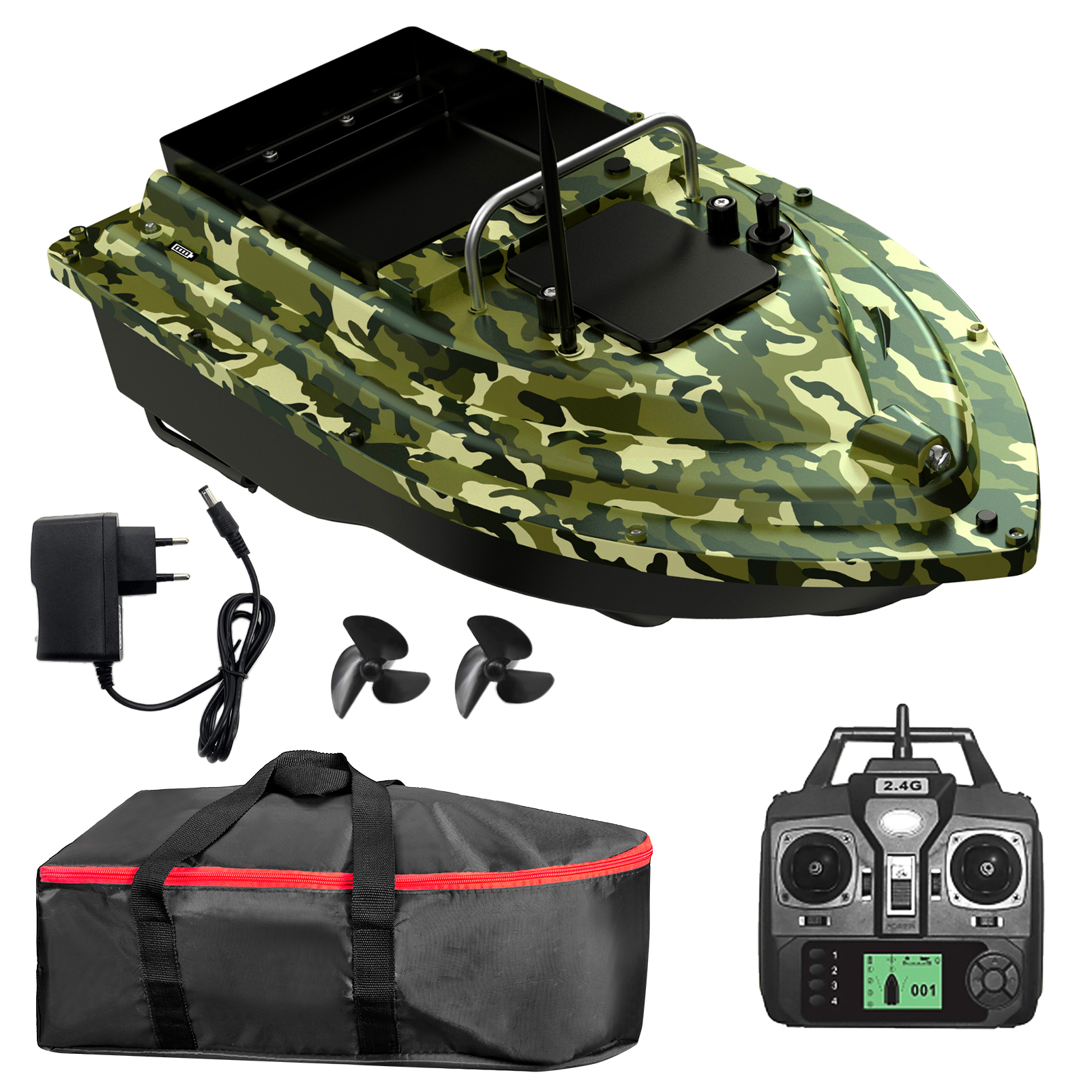 D16E GPS Fishing Bait Boat wit - đánh giá và giá Fishing Gps