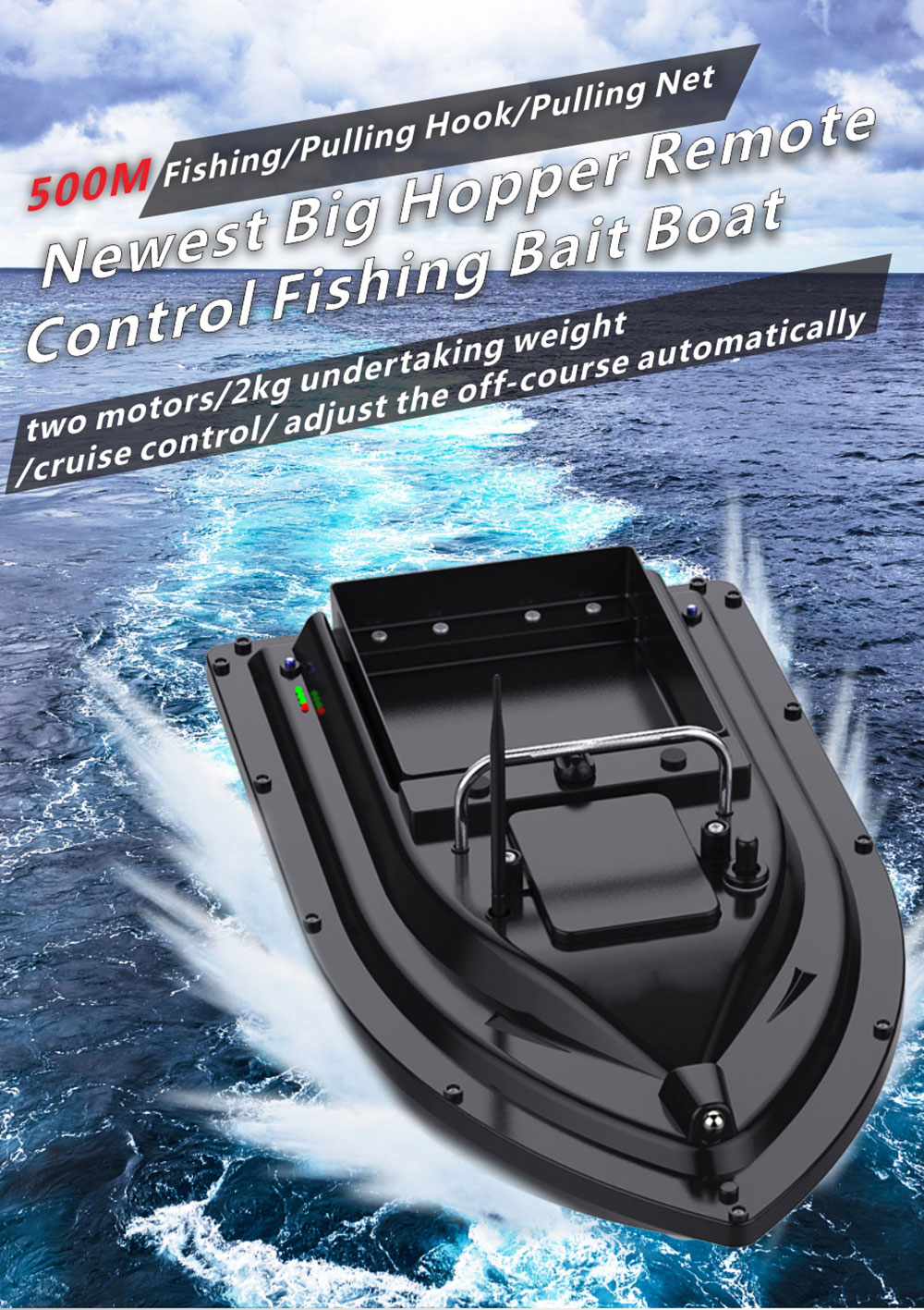 Bait Boat With GPS Positioning - đánh giá và giá Fishing Gps