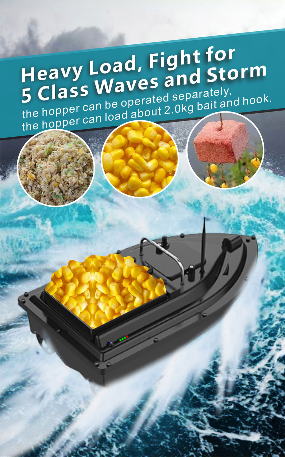 Bait Boat With GPS Positioning - đánh giá và giá Fishing Gps