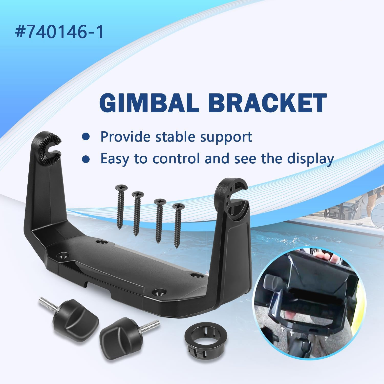 740146-1 Gimbal Mount Kit Comp - đánh giá và giá Fish Finder Mount