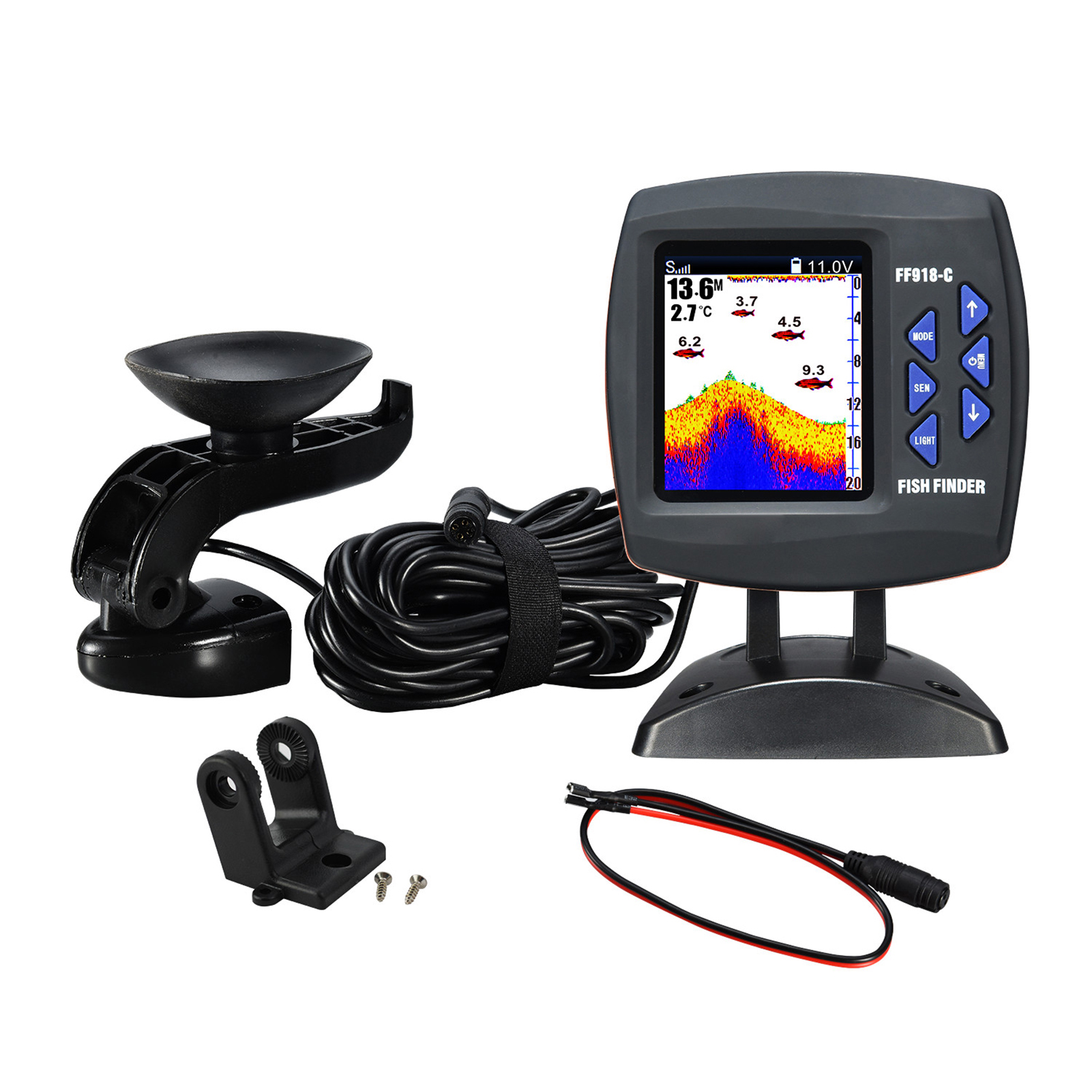 Portable Fish Finder Wireless  - đánh giá và giá Fish Finder Transducer