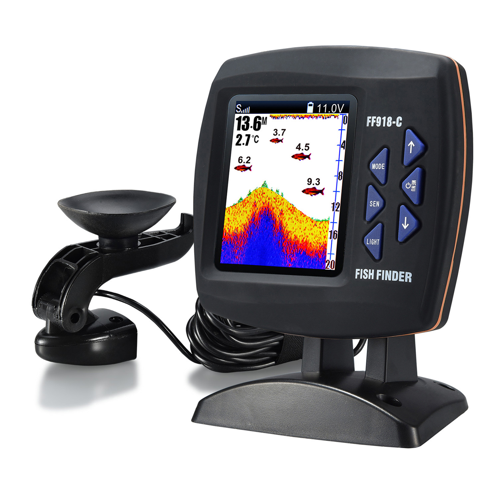 Portable Fish Finder Wireless  - đánh giá và giá Fish Finder Transducer