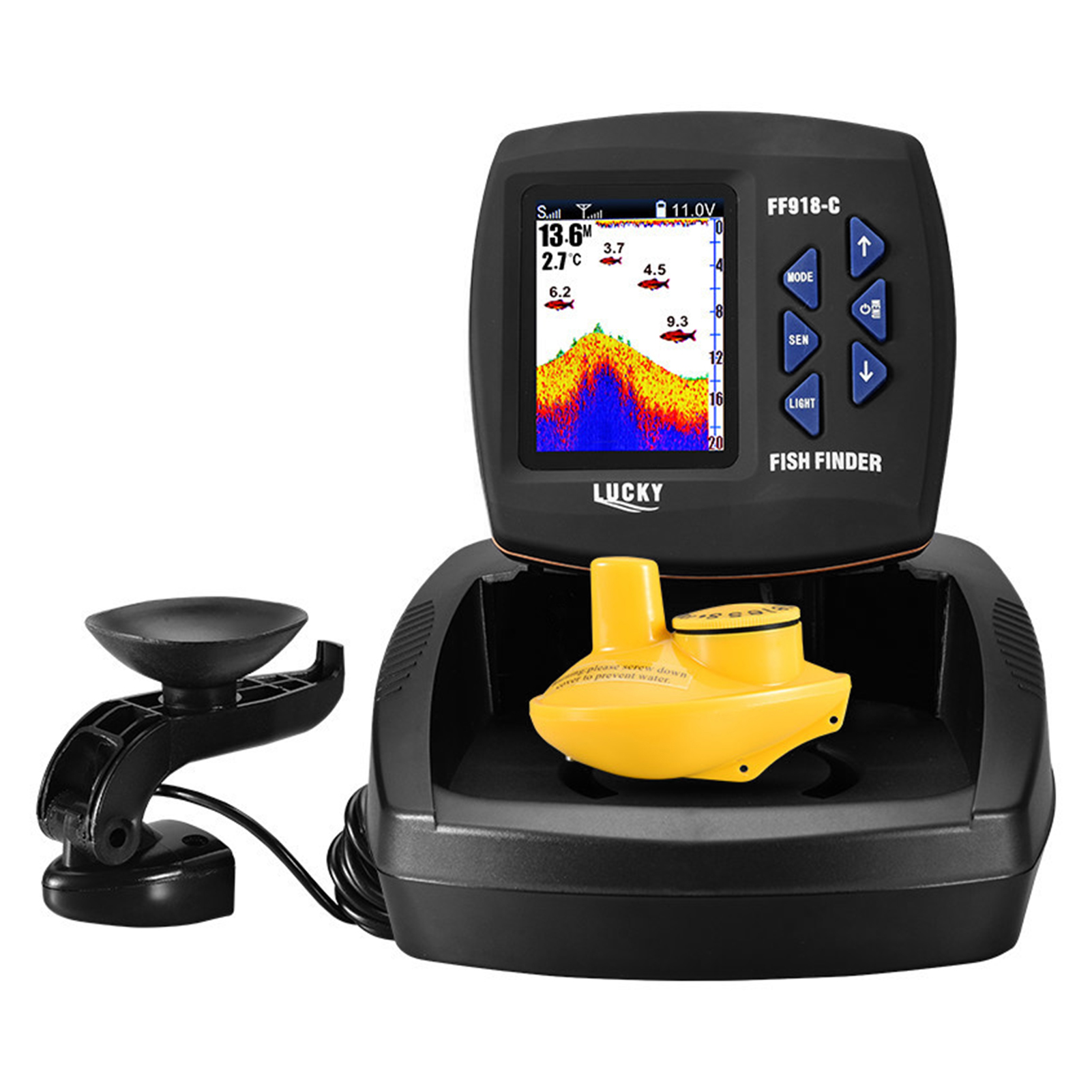 Portable Fish Finder Wireless  - đánh giá và giá Fish Finder Transducer