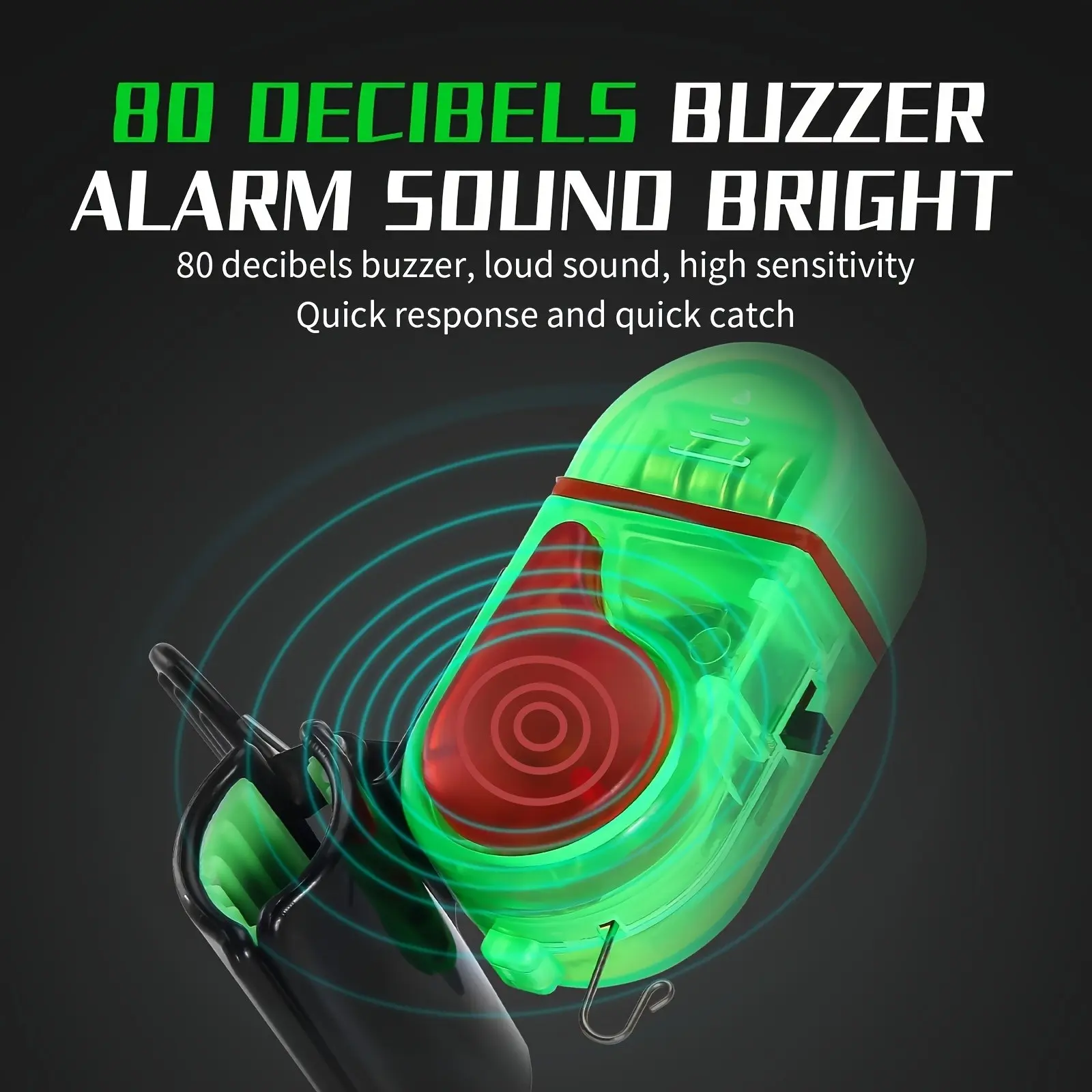2PCS LED Fishing Bite Alarm, 2 - đánh giá và giá Bite Alarm